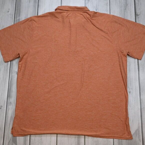 Texas Longhorns Antigua Heather Orange Par 3 Polo - Men's - Picture 5 of 7